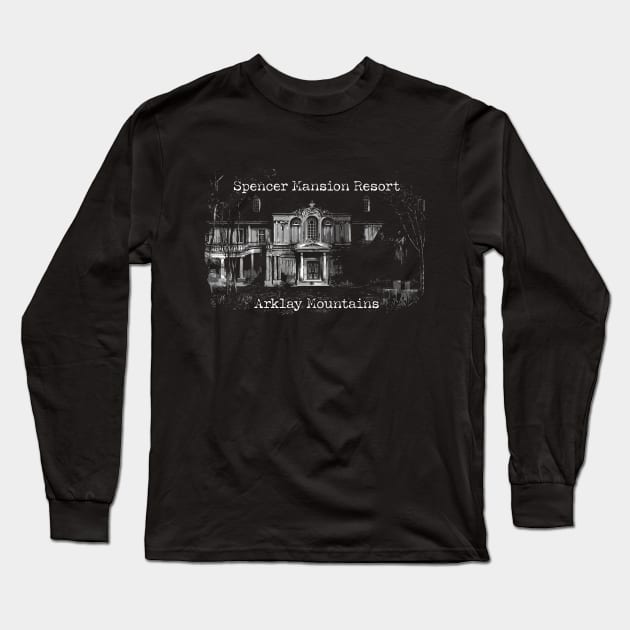 Spencer Mansion Arklay Long Sleeve T-Shirt by Power Up Prints